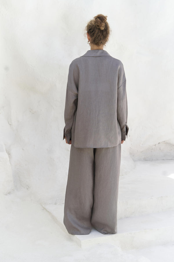 Jelsomina – Premium Oversized Linen Suit