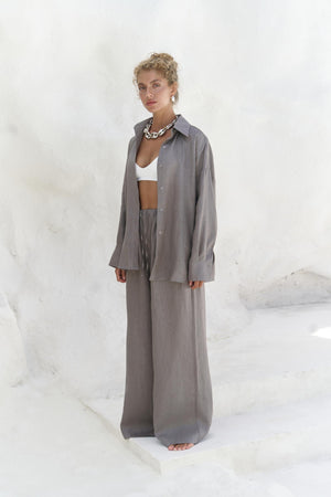 Jelsomina – Premium Oversized Linen Suit