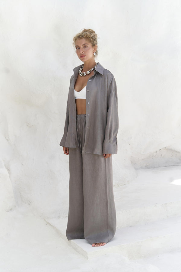 Jelsomina – Premium Oversized Linen Suit