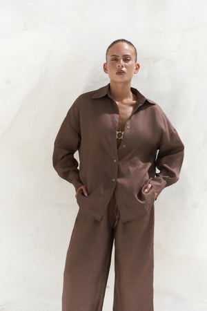 Jelsomina – Premium Oversized Linen Suit
