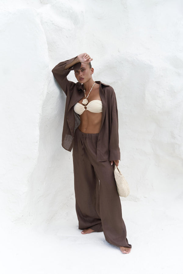 Jelsomina – Premium Oversized Linen Suit