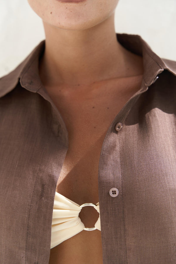 Jelsomina – Premium Oversized Linen Suit