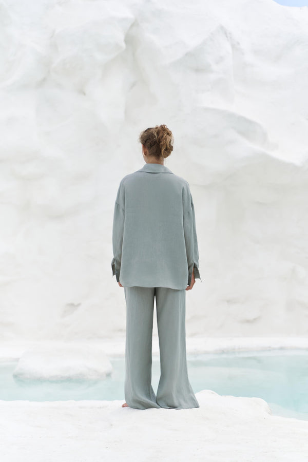 Jelsomina – Premium Oversized Linen Suit