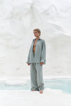 Jelsomina – Premium Oversized Linen Suit