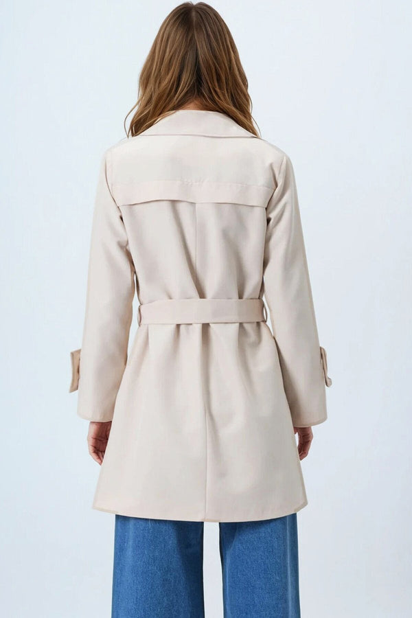 Chic Double-Breasted Trench