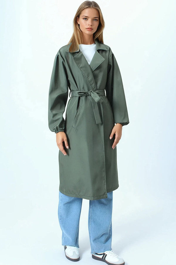 Elegant Double-Breasted Trench Coat