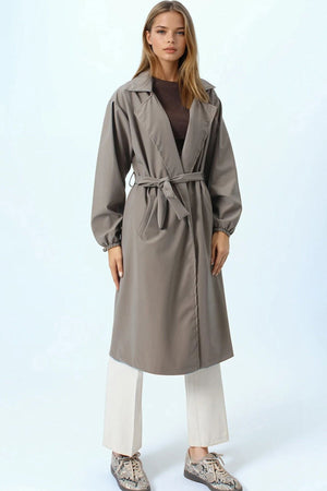 Elegant Double-Breasted Trench Coat