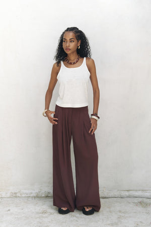Mahoney – Premium Linen Palazzo Pants