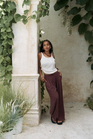 Mahoney – Premium Linen Palazzo Pants