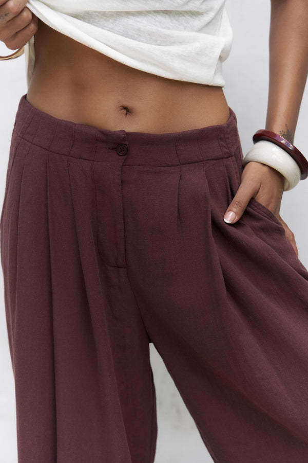 Mahoney – Premium Linen Palazzo Pants