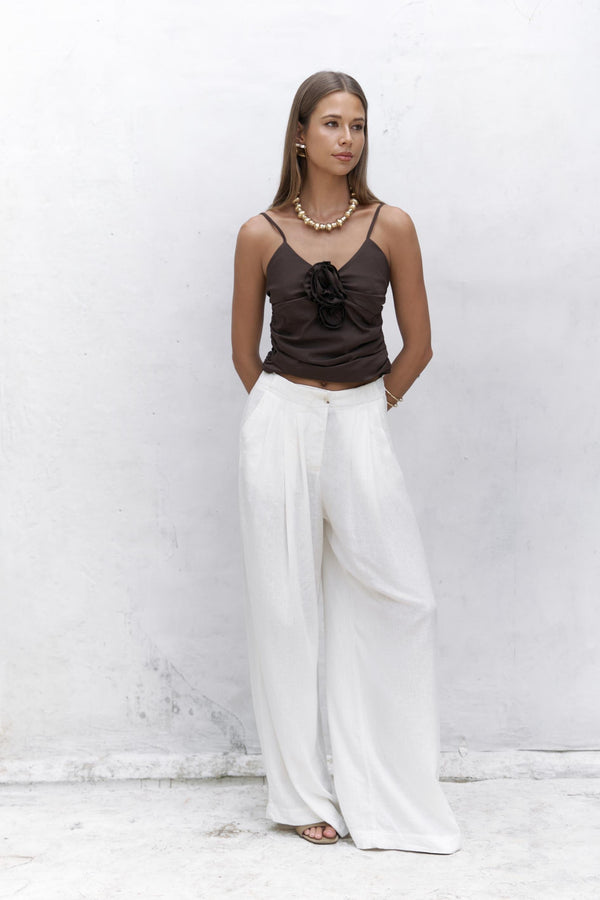 Mahoney – Premium Linen Palazzo Pants