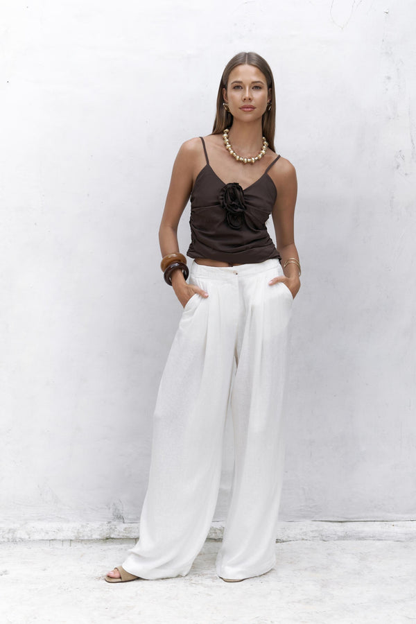 Mahoney – Premium Linen Palazzo Pants