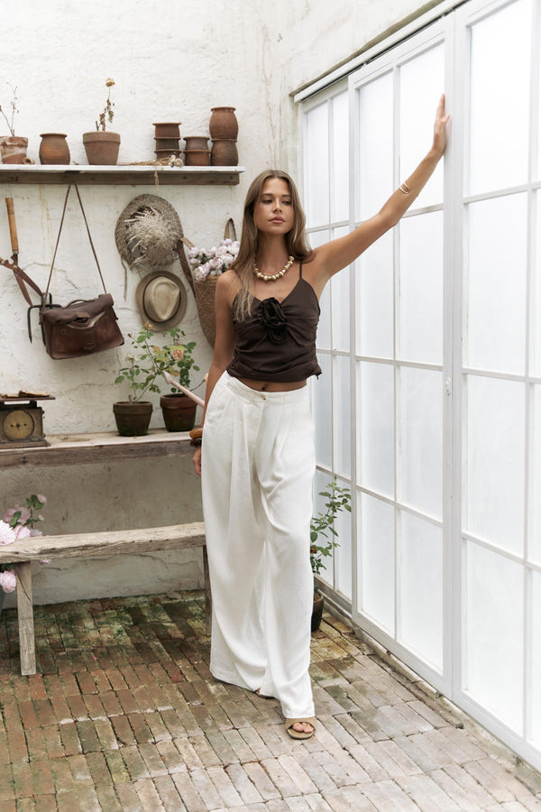 Mahoney – Premium Linen Palazzo Pants