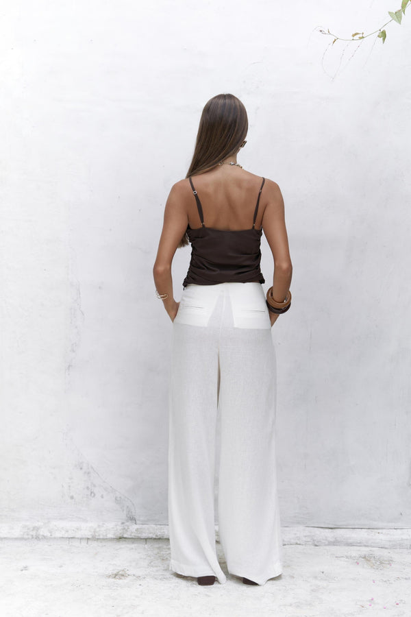 Mahoney – Premium Linen Palazzo Pants