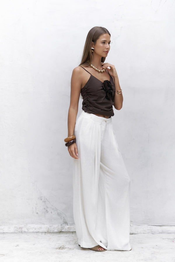 Mahoney – Premium Linen Palazzo Pants