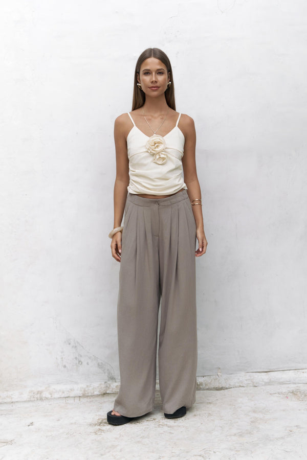 Mahoney – Premium Linen Palazzo Pants