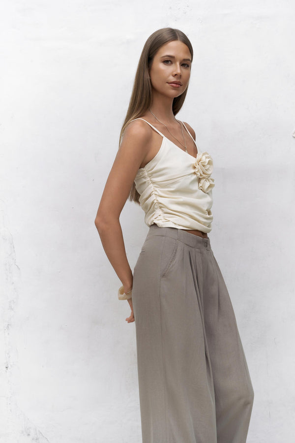 Mahoney – Premium Linen Palazzo Pants