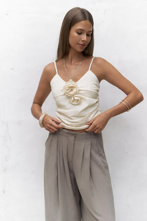 Mahoney – Premium Linen Palazzo Pants