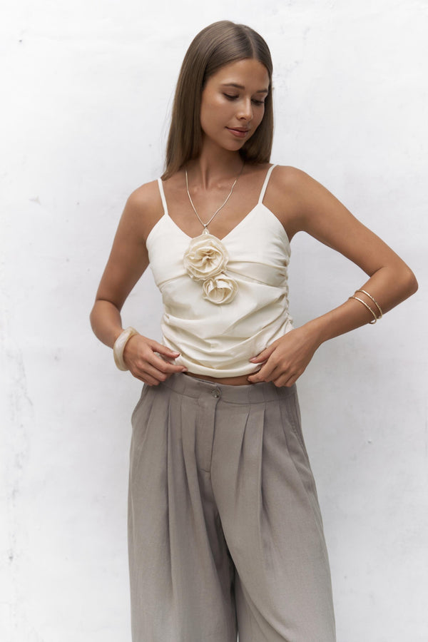 Mahoney – Premium Linen Palazzo Pants
