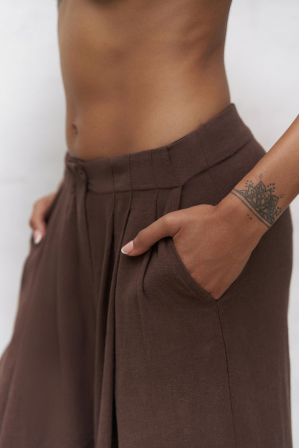 Mahoney – Premium Linen Palazzo Pants
