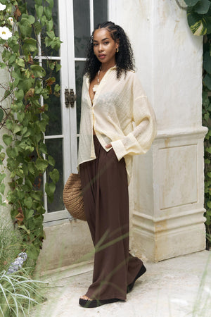 Mahoney – Premium Linen Palazzo Pants