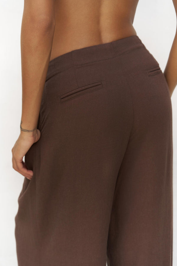 Mahoney – Premium Linen Palazzo Pants