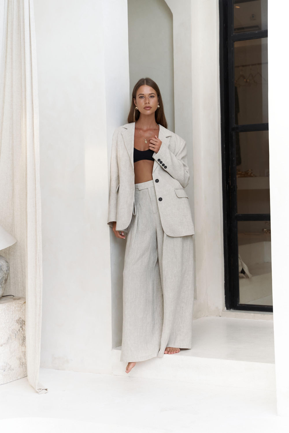 Premium Linen Blazer – Sinai