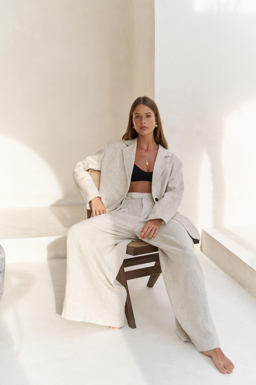Premium Linen Blazer – Sinai
