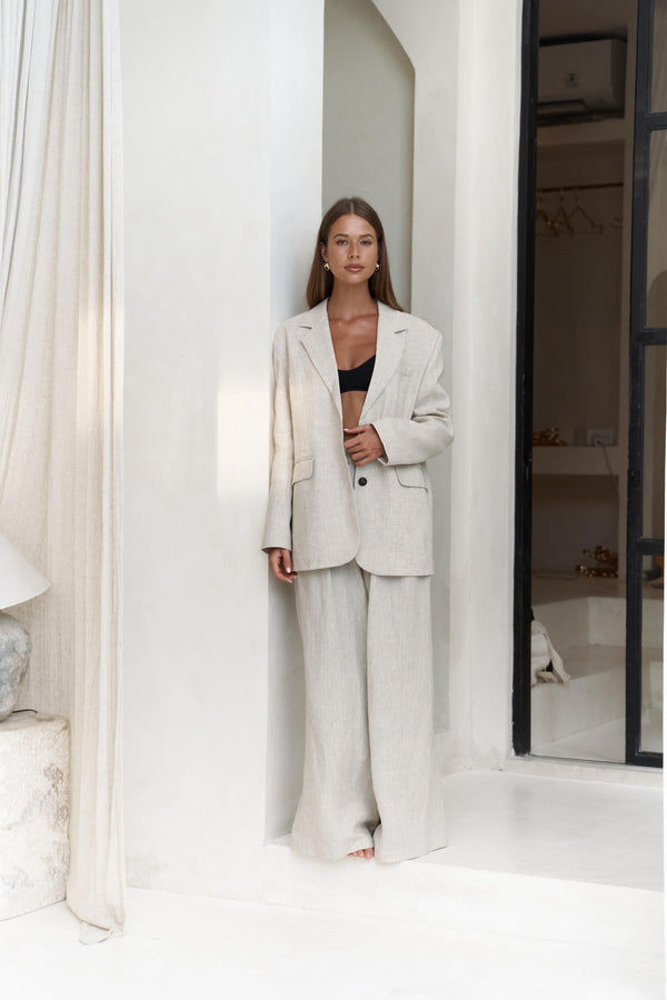 Premium Linen Blazer – Sinai