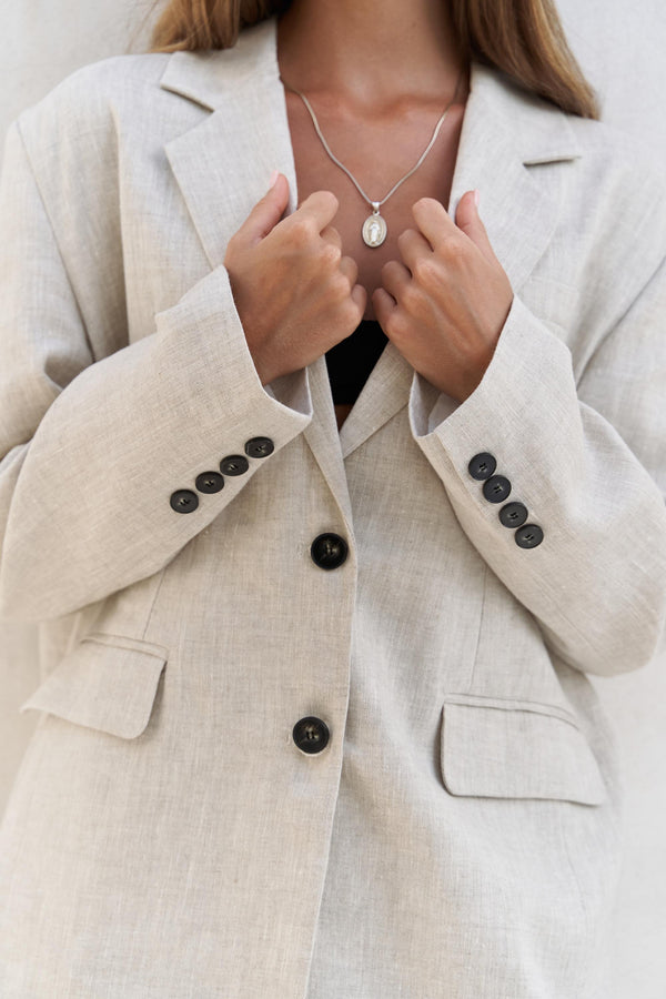 Premium Linen Blazer – Sinai