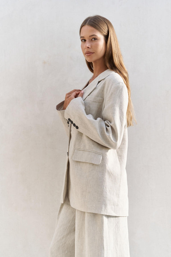 Premium Linen Blazer – Sinai