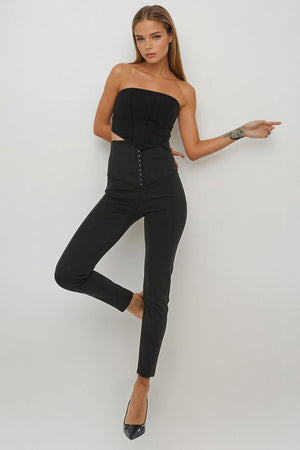 Elegant High-Waisted Scuba Leggings