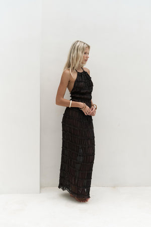 Laverna – Sheer Crop Top Set