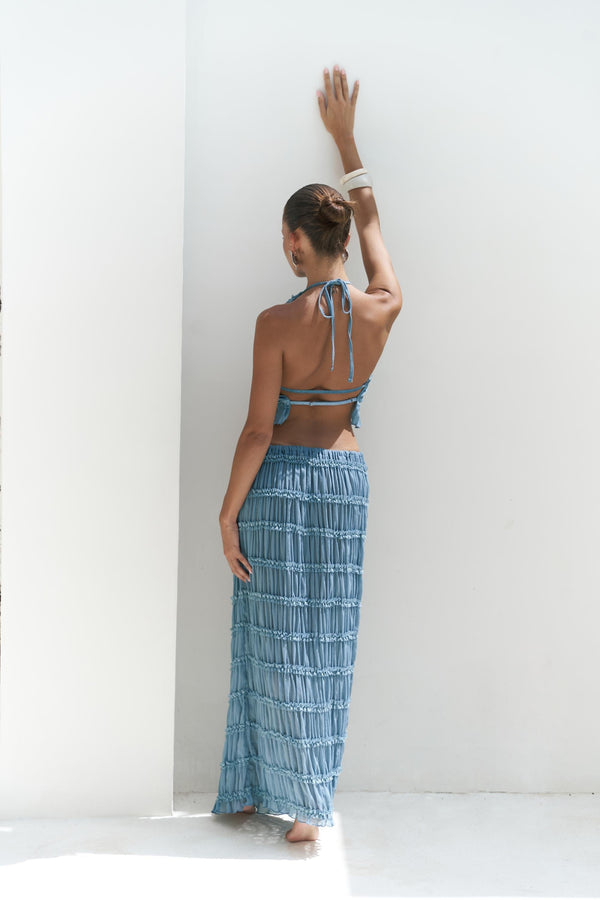 Laverna – Sheer Crop Top Set