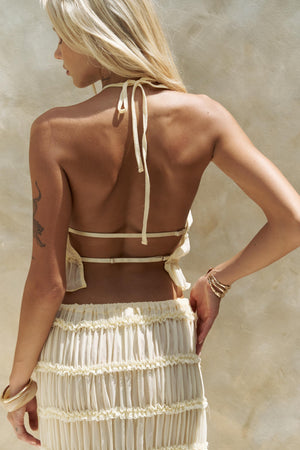 Laverna – Sheer Crop Top Set