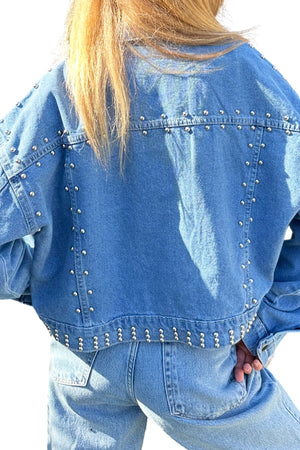 Chic Cropped Denim Jacket