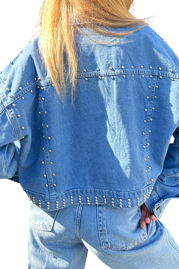 Chic Cropped Denim Jacket