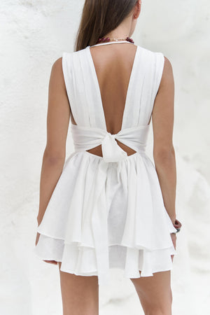 Premium Linen Mini Dress – Zaneta