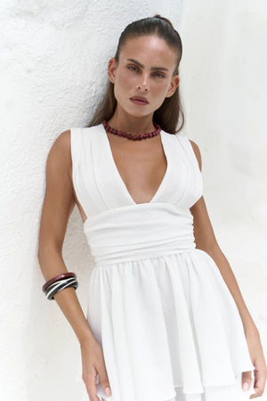 Premium Linen Mini Dress – Zaneta