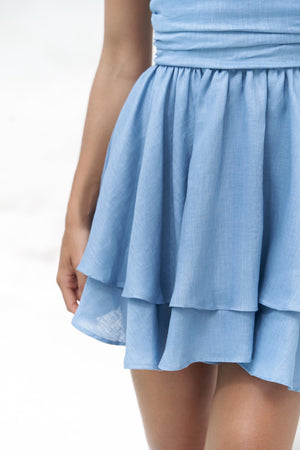 Premium Linen Mini Dress – Zaneta