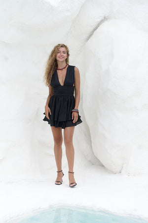 Premium Linen Mini Dress – Zaneta