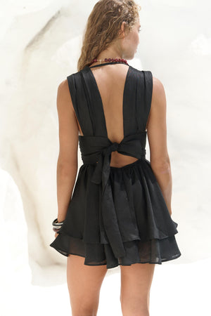 Premium Linen Mini Dress – Zaneta